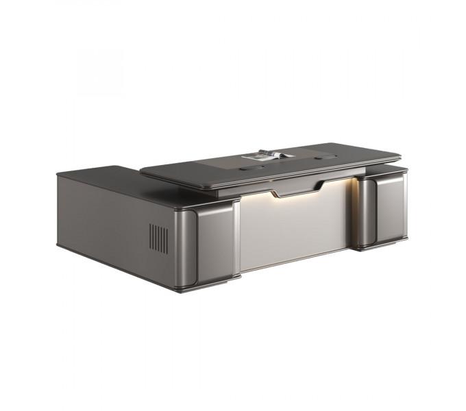 Стол руководителя ERGO  DIOUS (DDG-01D28)  elegant grey+shining sliver