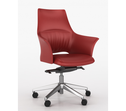 Кресло для персонала KANO Binye MB (EBY92.KT) Red (Z13-003)