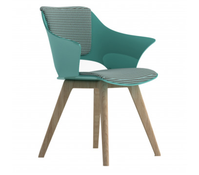 Арт стул KANO Siye Cafeteria Chair (ESY33.MM) Green