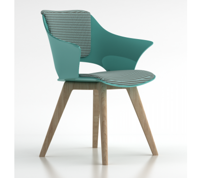 Арт стул KANO Siye Cafeteria Chair (ESY33.MM) Green