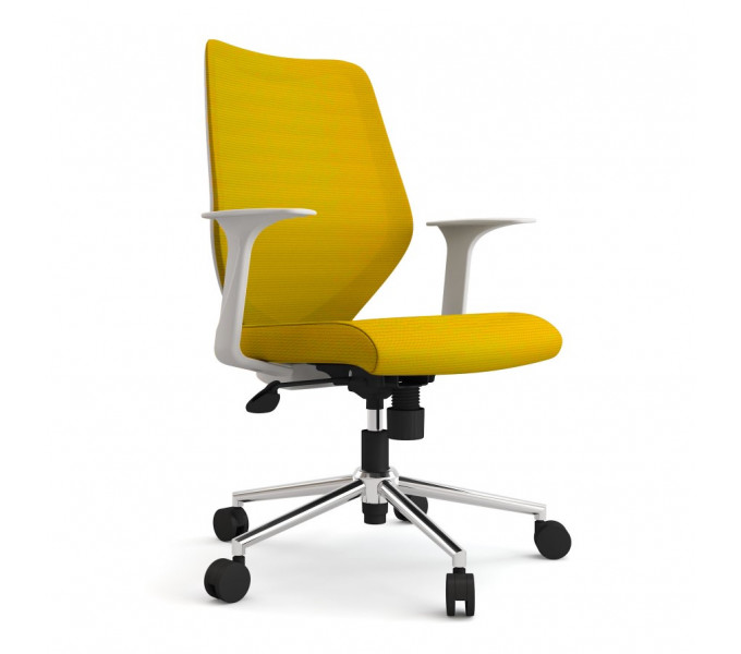 Кресло для персонала KANO Nemo MB (ENK63.TW) Yellow (W-SD08)