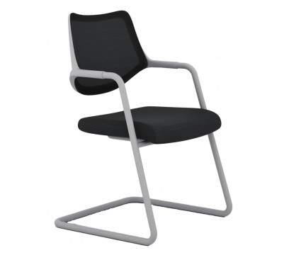 Кресло для посетителей KANO Sipa (ESP71.GW) Dark Grey (W-SD 10)